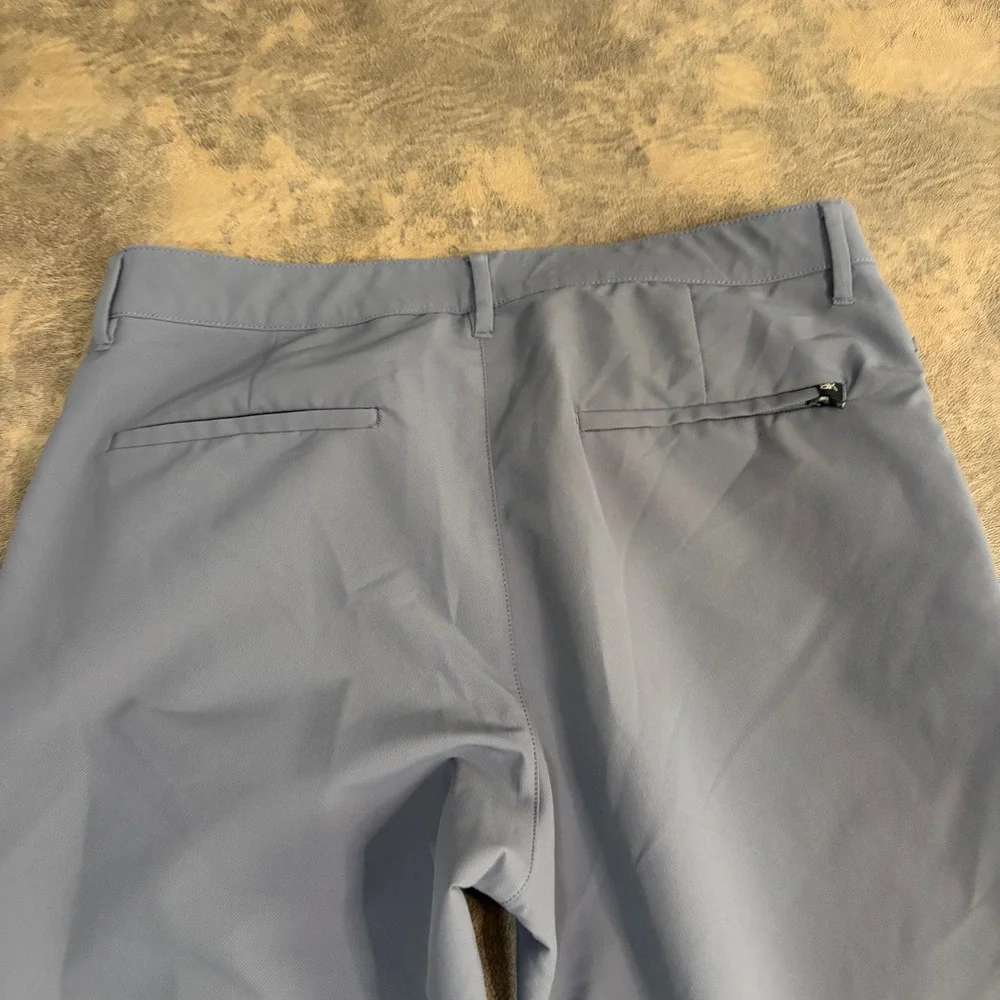 Banana Republic Core Temp Pants Mens 32x30 Gray Slim Straight Golf Chino 5553